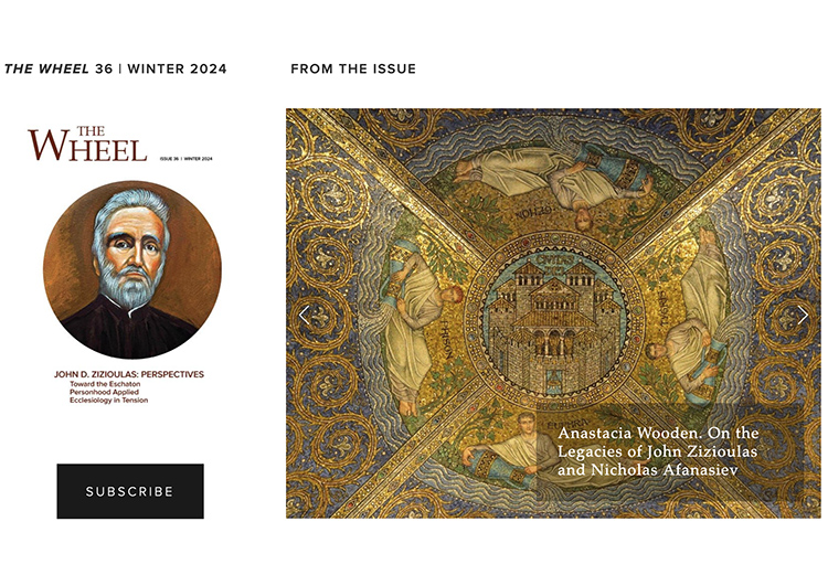 The journal "The Wheel" has dedicated its issue 36 to Metropolitan John Zizioulas