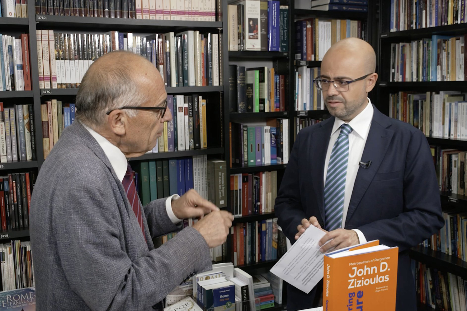 Prof. Nikos Tzoitis Presenting Metropolitan John’s Book in Italian