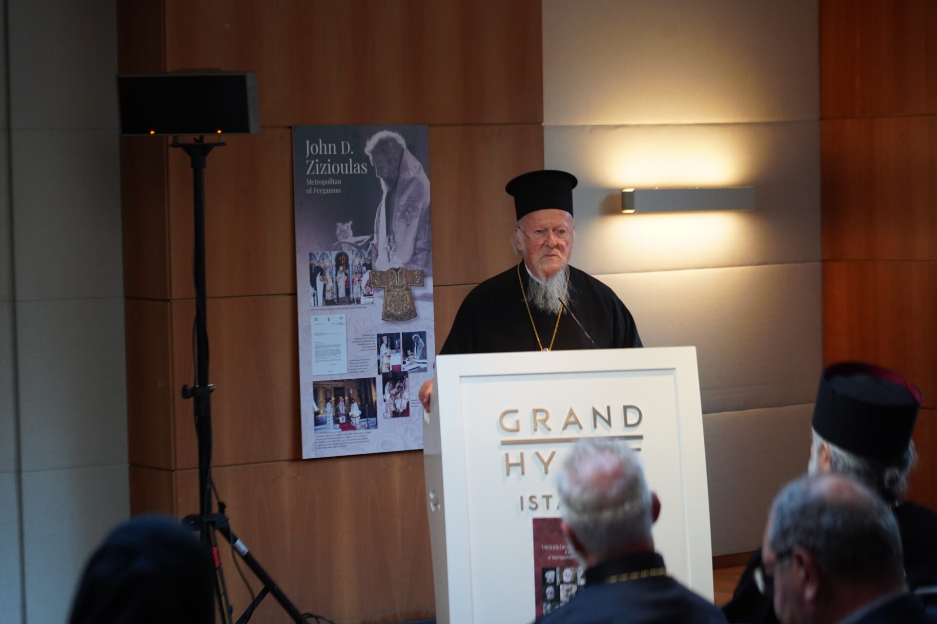 The Ecumenical Patriarch at the International Conference on the contribution of Metropolitan John of Pergamon The Ecumenical Patriarch at the International Conference on the contribution of Metropolitan John of Pergamon