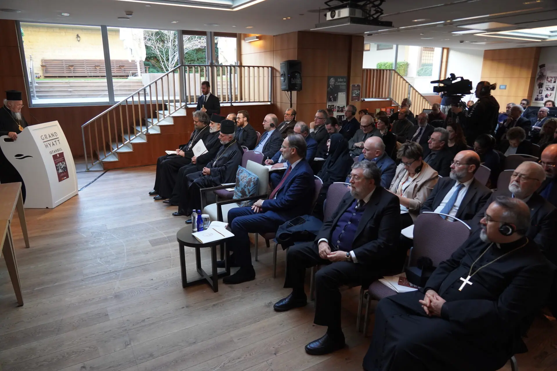 The Ecumenical Patriarch at the International Conference on the contribution of Metropolitan John of Pergamon