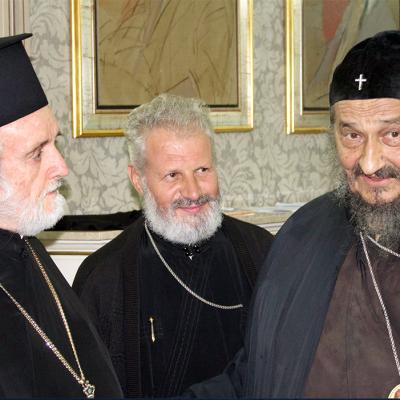 Metropolitan John Zizioulas, Bishop Ignatije and Bishop Atanasije
