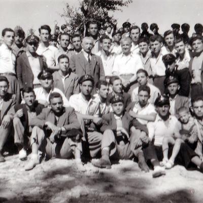 Excursion to Panagia Kozani, June 10, 1949, graduates, second from right standing