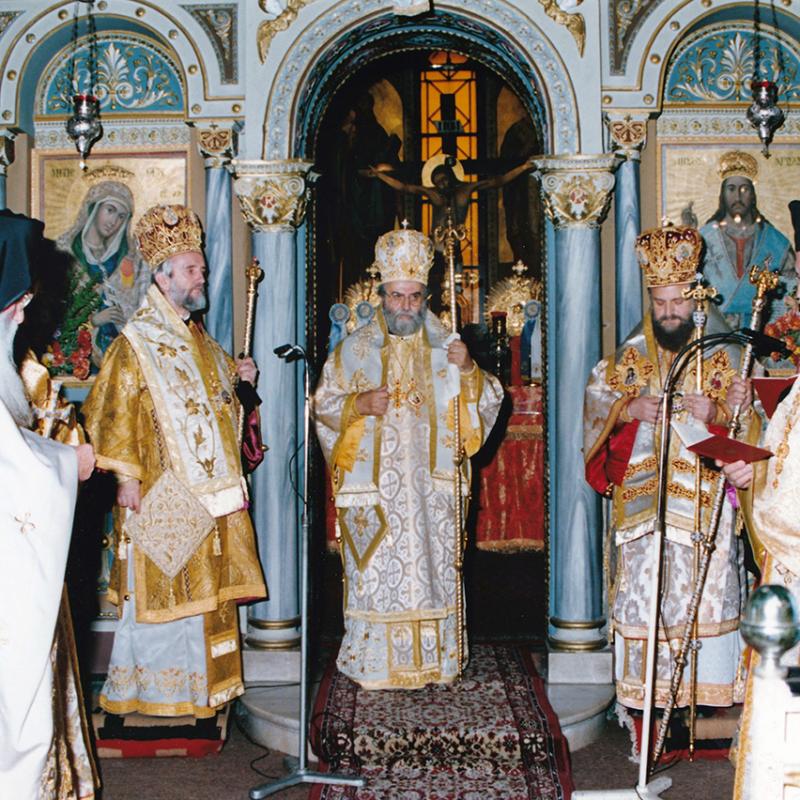 Chios island, Metropolitan Dionyios of Chios and Metropolitan John of Pergamon